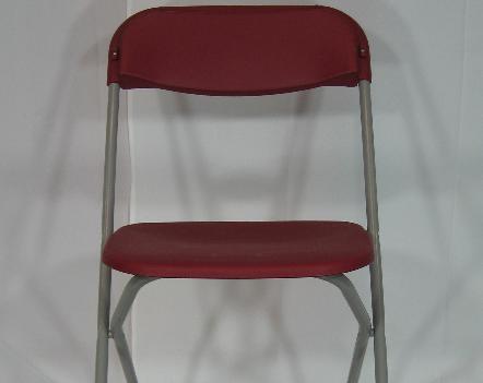 Burgandy Samsonite Chair