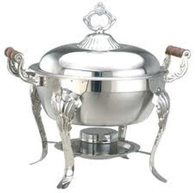 Pewter 8qt Round - Chafing Dishes