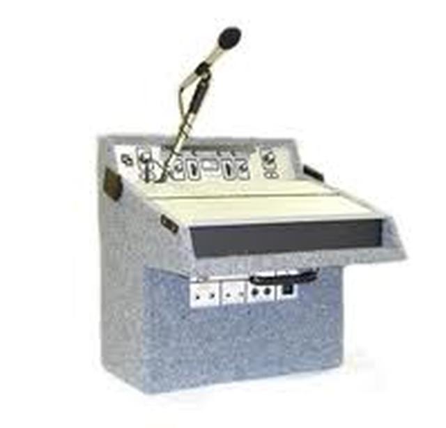 P.A. Podium With Microphone Tabletop - Audio