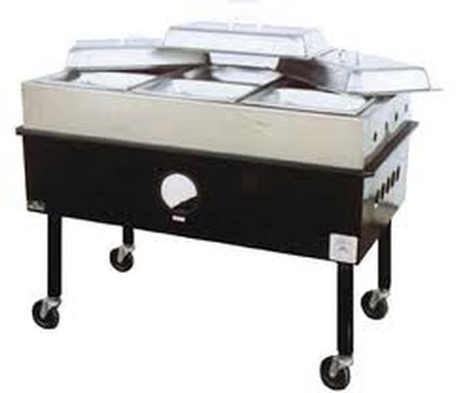 3-Bay Steam Table (Propane) - Chafing Dishes