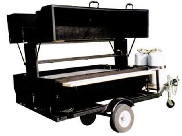 7'x46" Grate Top Towable Propane Grill 