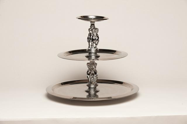 3 Tier Stainless Steel Round - Cupcake Stands