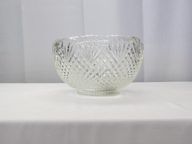 Crystal 8 qt., Cut Glass With Ladle - Punch Bowls