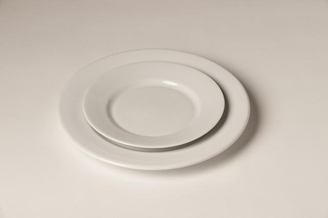 Solid White Dinner Plate 10” - China