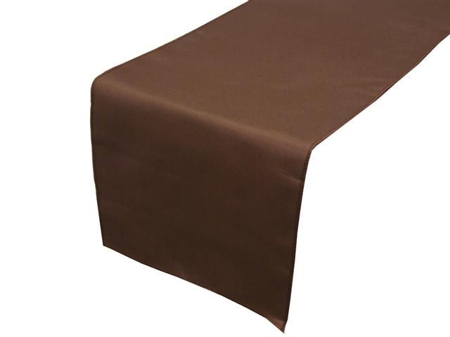 Chocolate Brown - 12" X 108" Table Runner