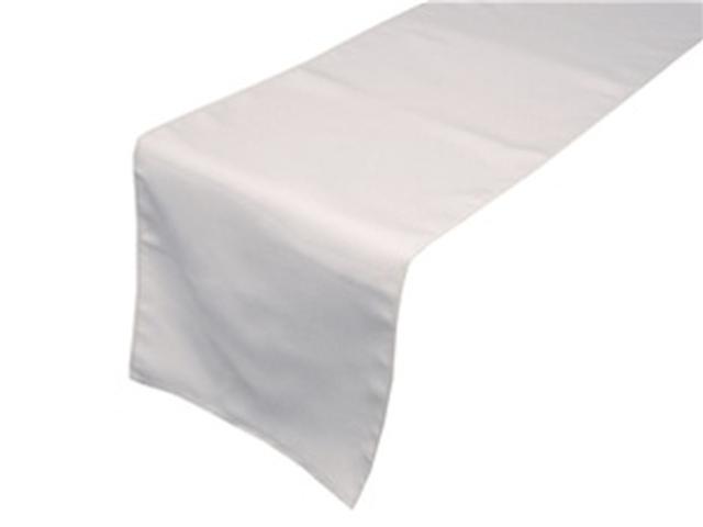 White - 12" X 108" Table Runner