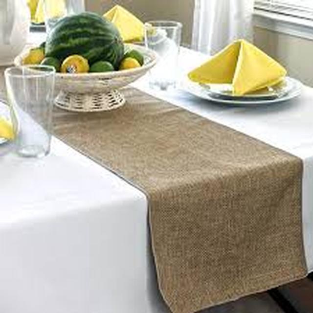 Burlap - 12" X 108" Table Runner