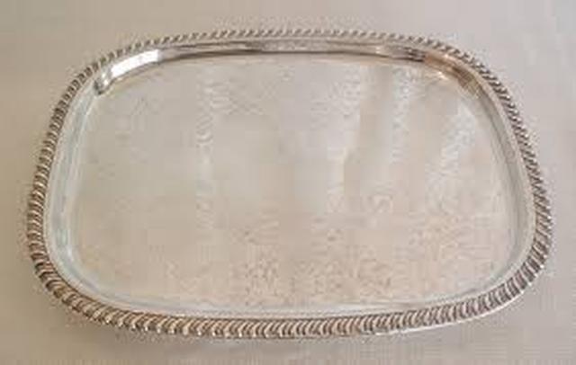 Silver Rectangle, Asst Sizes - Trays and Serving Pieces