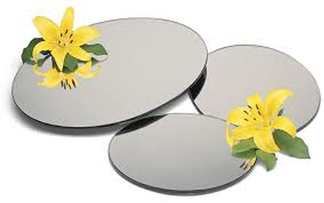 Mirror Mat 12” Round - Table Top Accessories