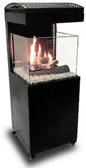 Pandora/4' Tall Propane Fireplace