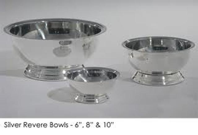 Silver "Revere" 10" - Serving Bowls