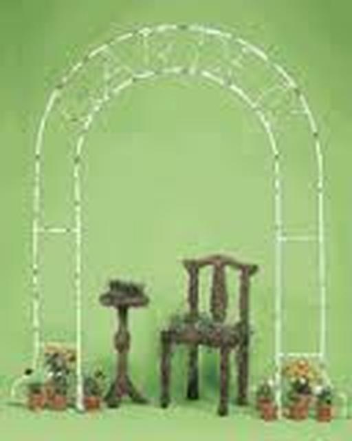 Chrome Trellis (90”Hx60”Wx14”D) - Wedding Arches - Chrome