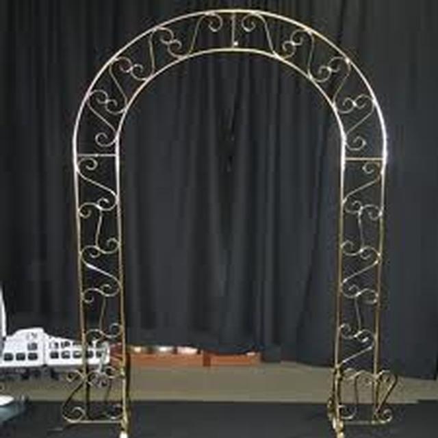 Arch, Standard (92”Hx74”W) - Wedding Arches - Brass