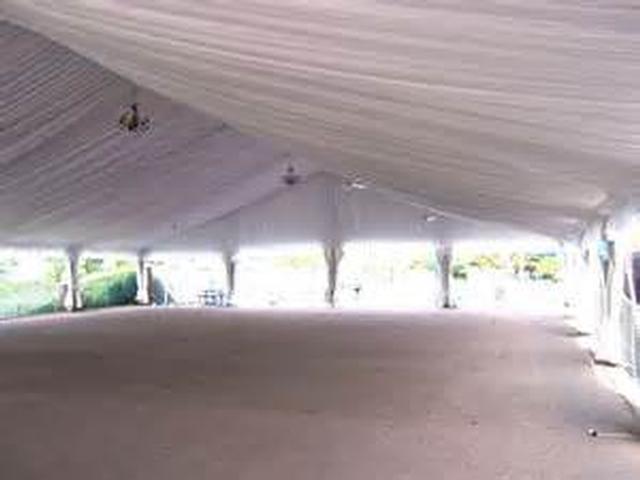 40'x100' Pleated Tent Liner