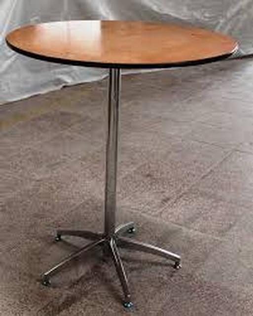 30" Diameter Seats 2-4 30" tall - Round Tables